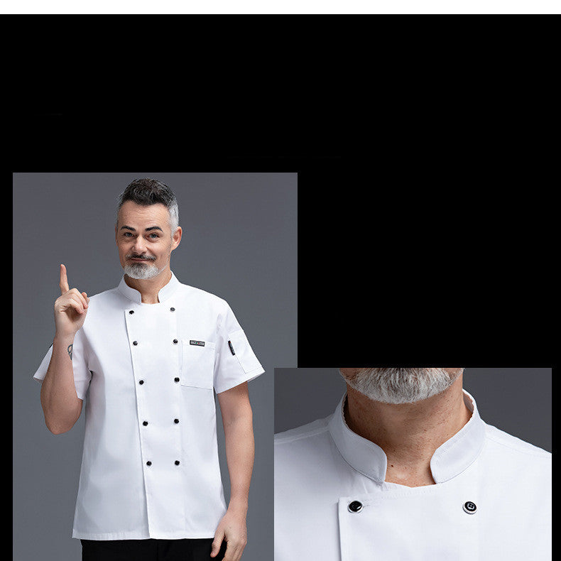 Half Sleeve Kitchen Uniform In Summer