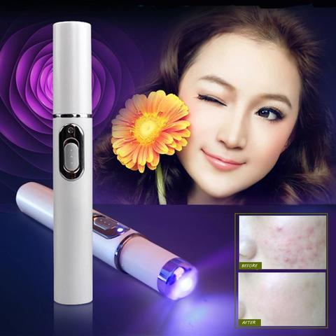 Blue Light Therapy Acne Scar Wrinkle Removal Treatment Device