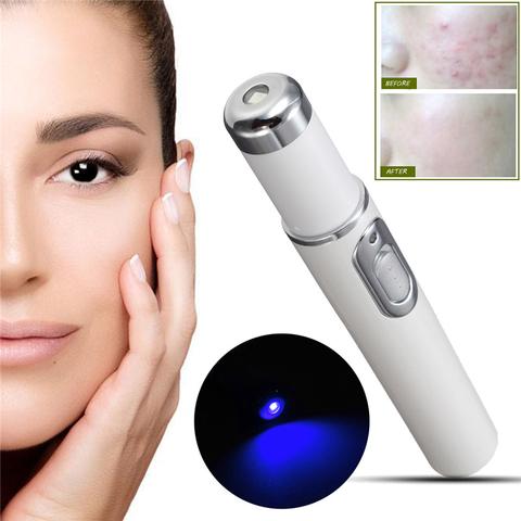 Blue Light Therapy Acne Scar Wrinkle Removal Treatment Device