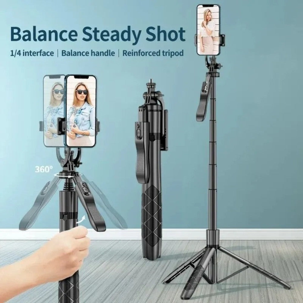 Selfie stick with Bluetooth
