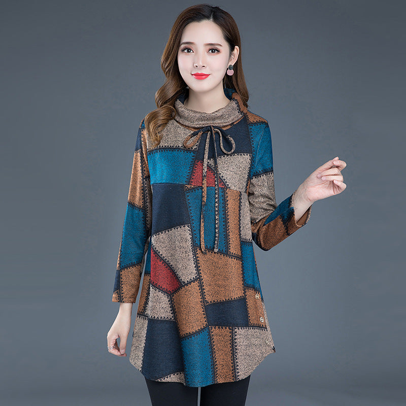 Women with large plaid bottoms