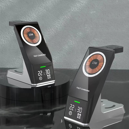 Home Minimalist Multi functional Fast Wireless 3-in-1 Charger