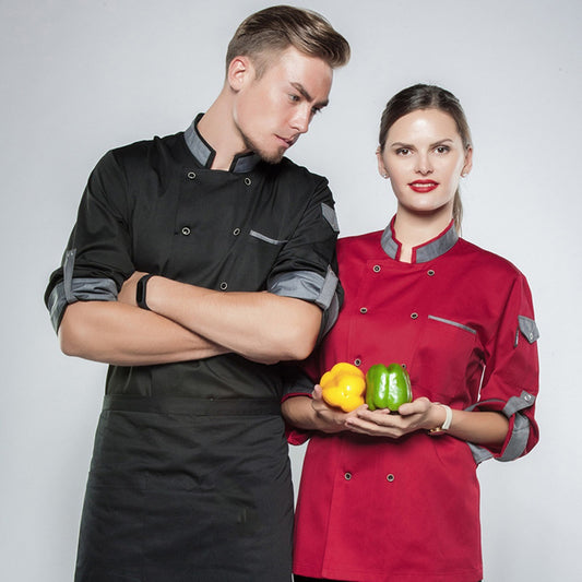 Chef's Long Sleeved Hotel Kitchen Uniform