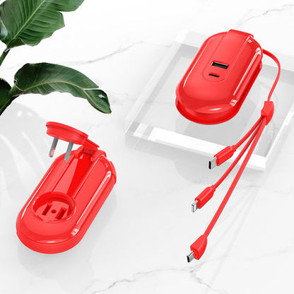 Mobile Phone Multifunctional One For Three Chargers