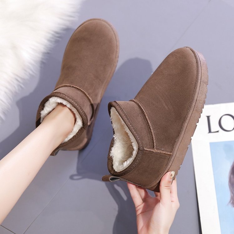 Thickened Plush Boots For Women