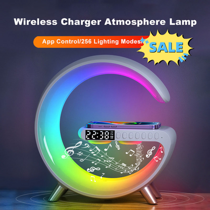 Intelligent Atmosphere Lamp With Bluetooth Speaker and Wireless Charging