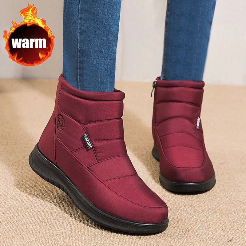Warm Non-slip Waterproof Boots For Women