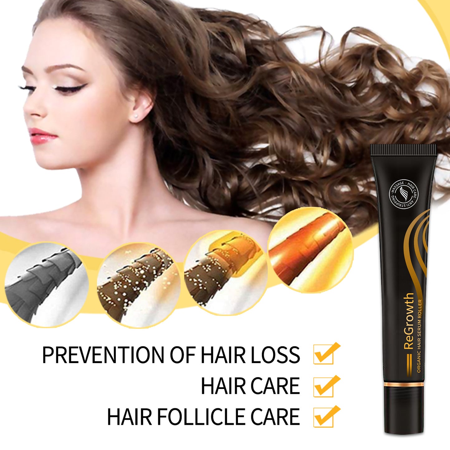 Regrowth Organic Hair Serum For All Hair Types